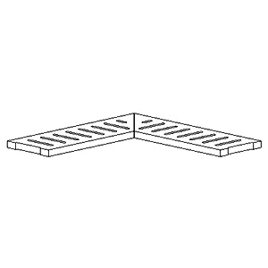 Pietra Baugè Griglia angolare - Art. 9886 | Casalgrande Padana Pietra Baugè Griglia angolare - Art. 9886 | Casalgrande Padana